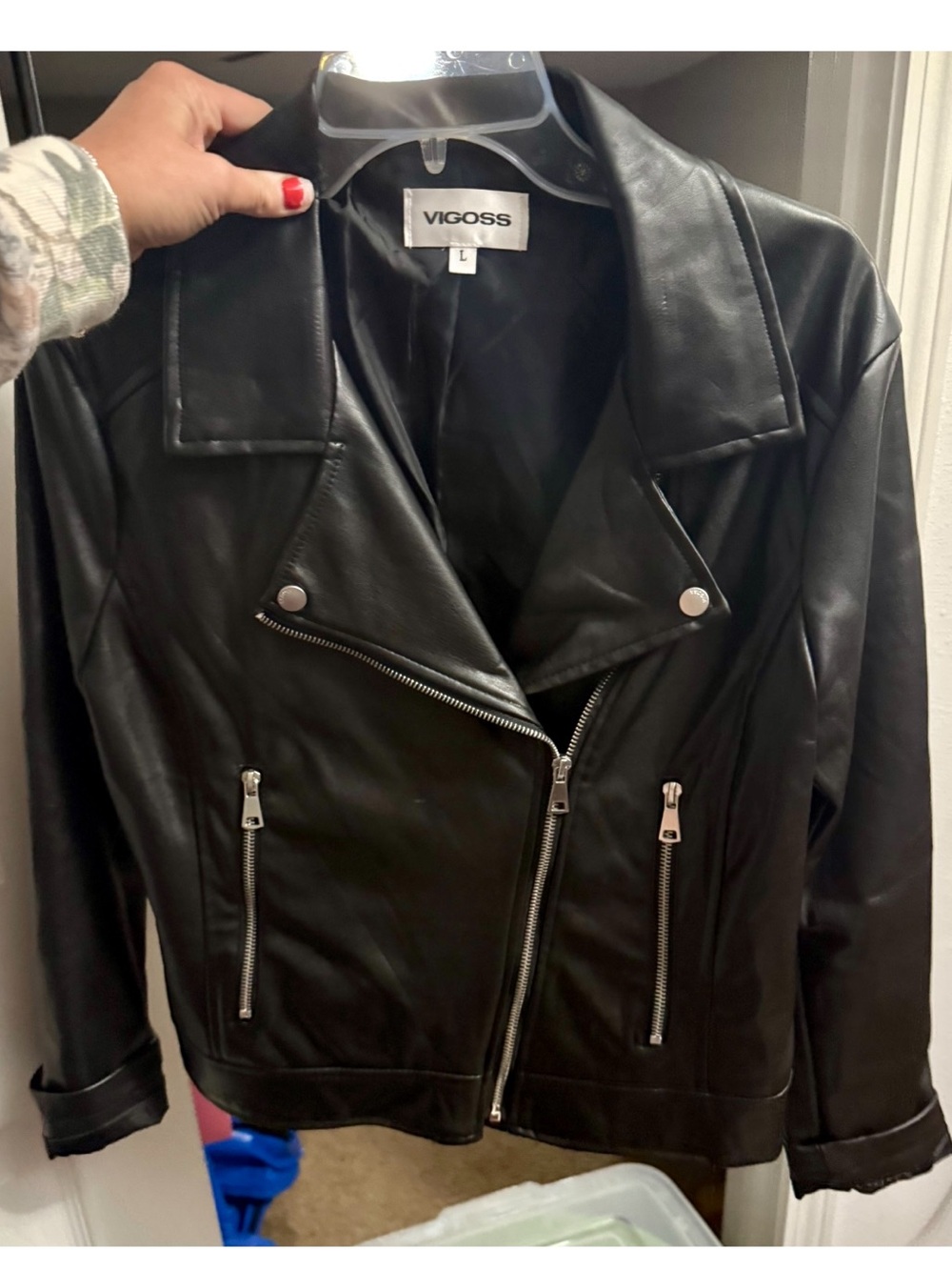 Vigoss Faux Leather moto Jacket